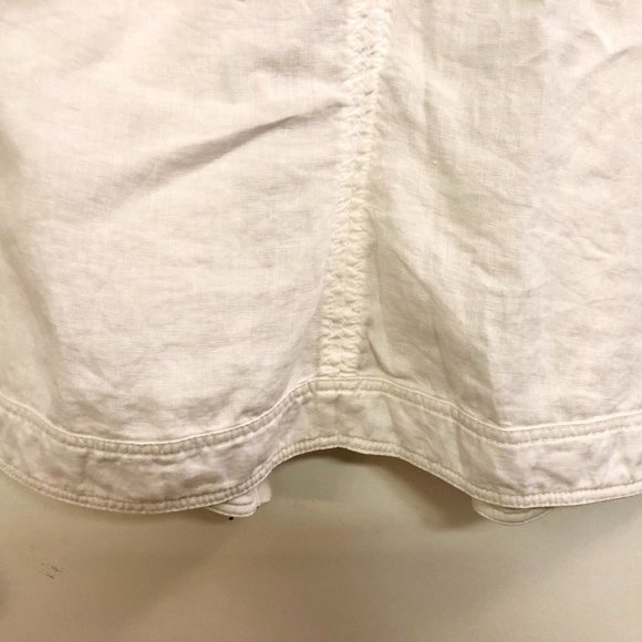 Michael Stars Linen Moto Vest Size XS NWT White - Picture 9 of 13